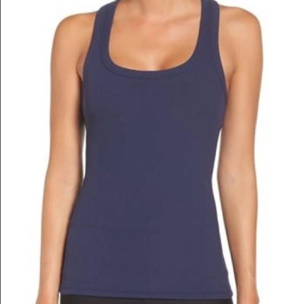 alo yoga rubbed support racerback tank